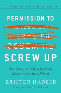 Permission To Screw Up, book cover